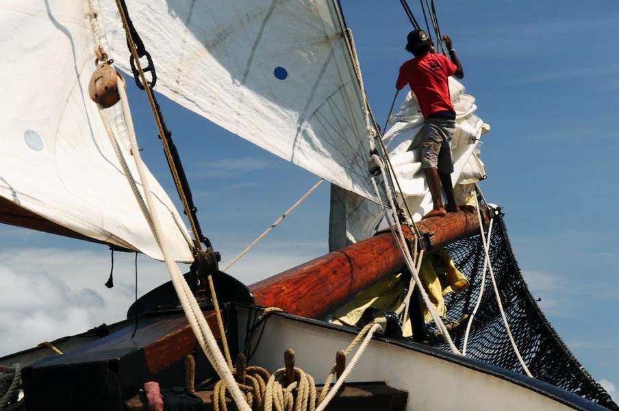 Photo Croisière à la cabine au départ de Praslin