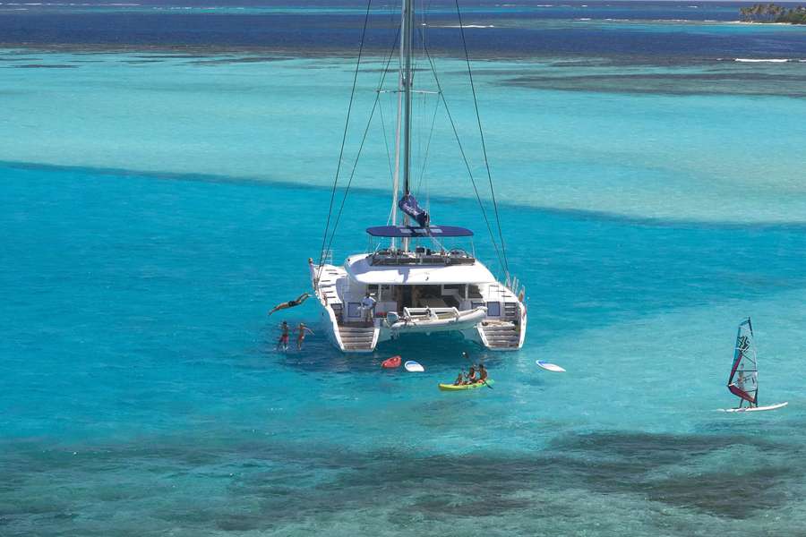 Photo L'ouest de la Corse en catamaran