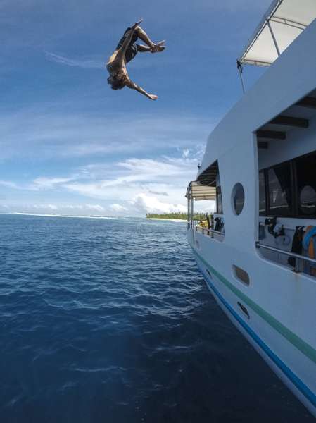Photo Kreuzfahrt und Surfen auf den Malediven