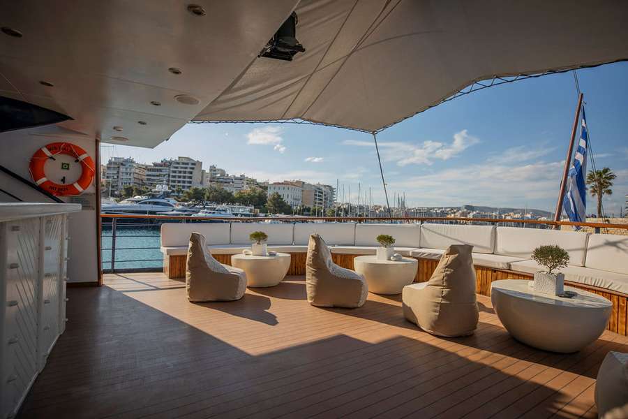 Photo Le Péloponesse à bord de la goélette, Galileo