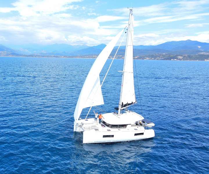Photo Stage de catamaran en Corse