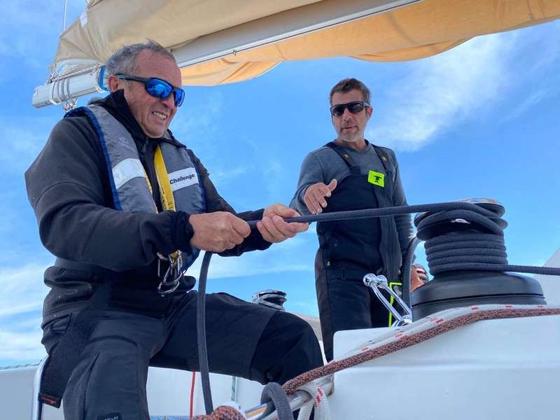 Photo Stage de catamaran en Corse