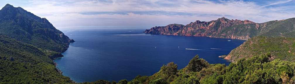Photo L'ouest de la Corse en catamaran