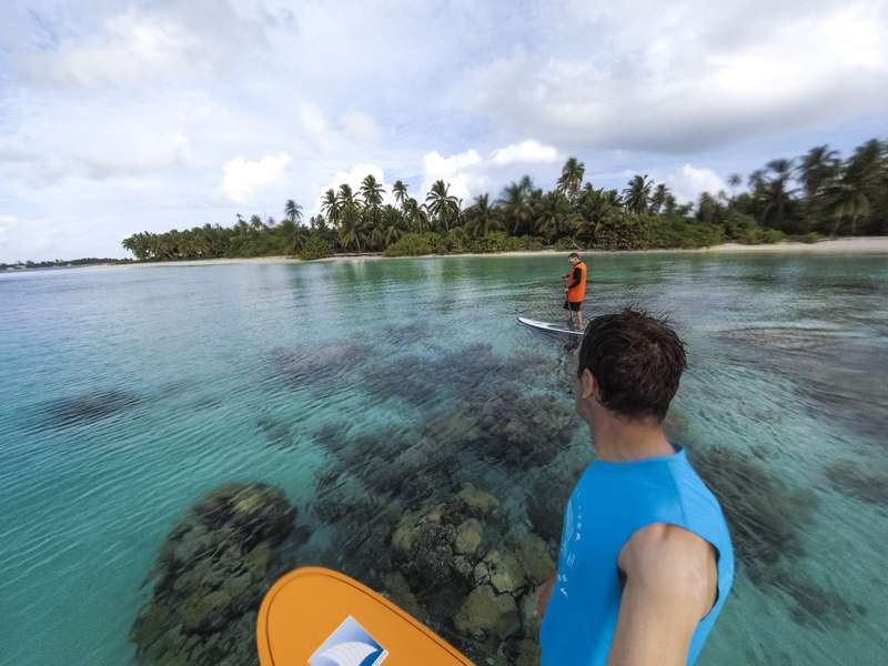 Photo Kreuzfahrt und Surfen auf den Malediven