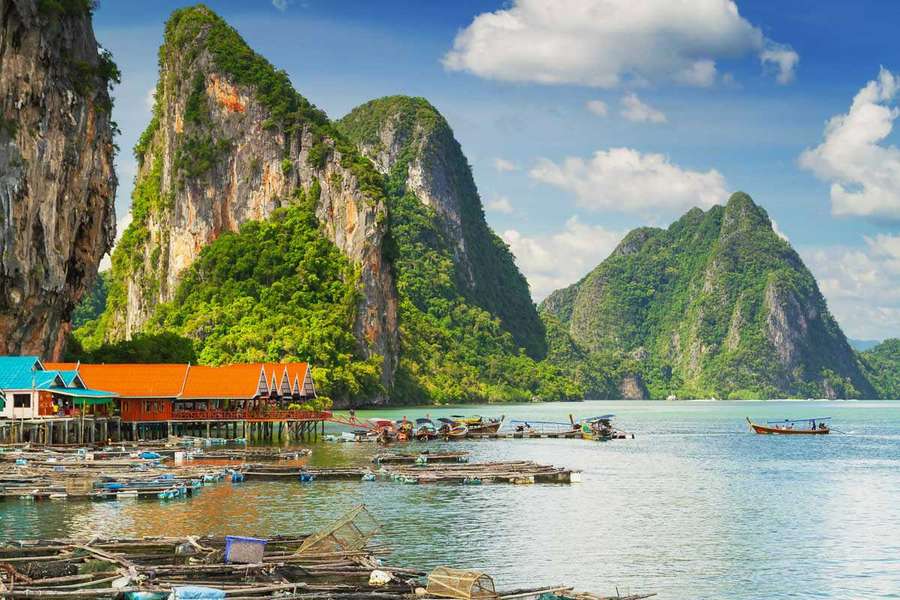 Photo Der Süden Thailands auf einer Lagoon 620