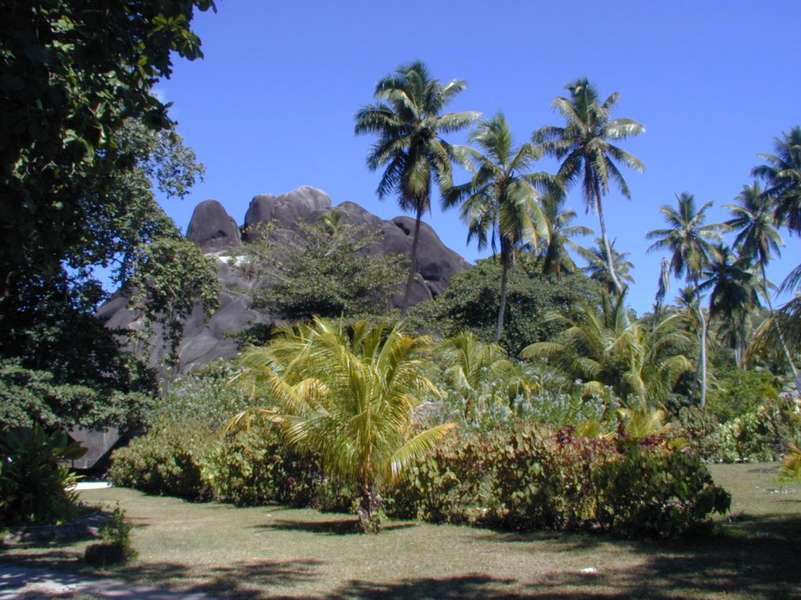 Photo Mahé, Praslin und La Digue vom Meer aus