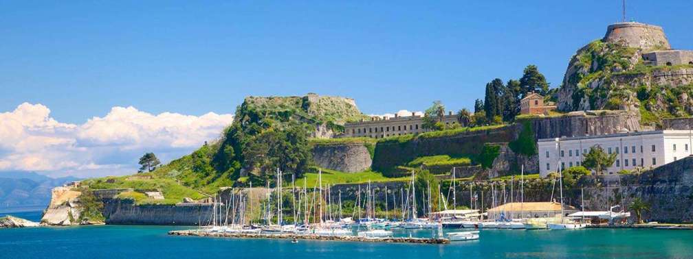 Cruise Mandraki Harbour Corfu