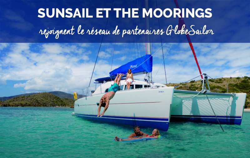 Sunsail et The Moorings rejoignent le réseau de partenaires de GlobeSailor