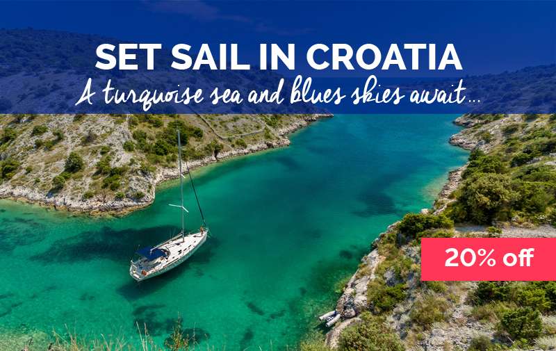 20% off my Croatian charter? Yes please!