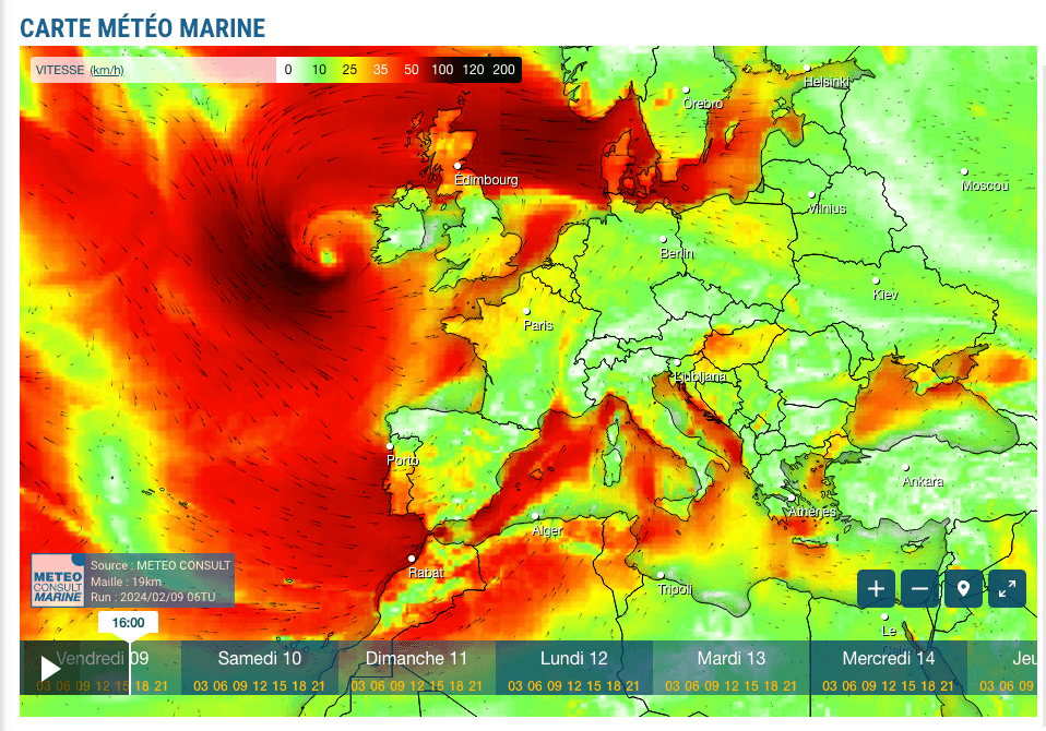 Nouvel avantage GlobeSailor :  téléchargez METEO CONSULT gratuitement !