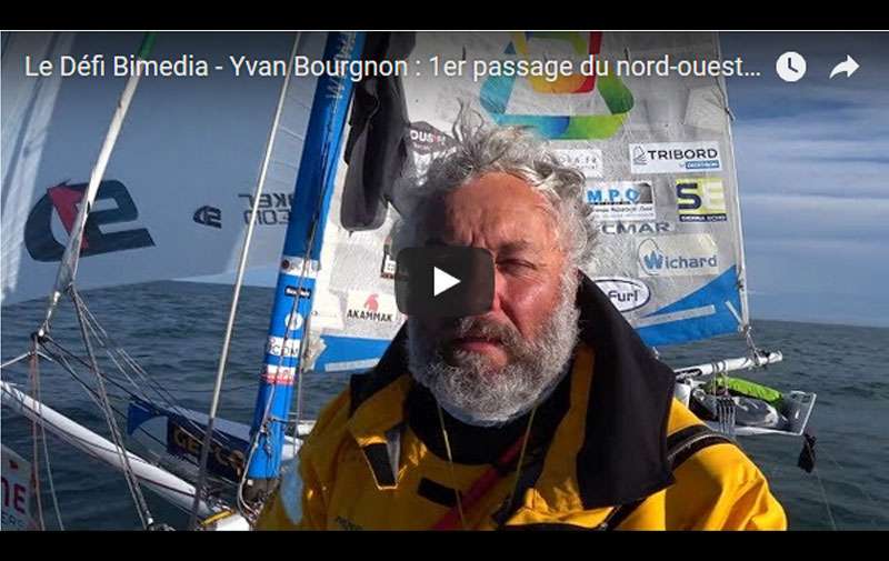 Yvan Bourgnon à l'assault du pôle nord avec son catamaran