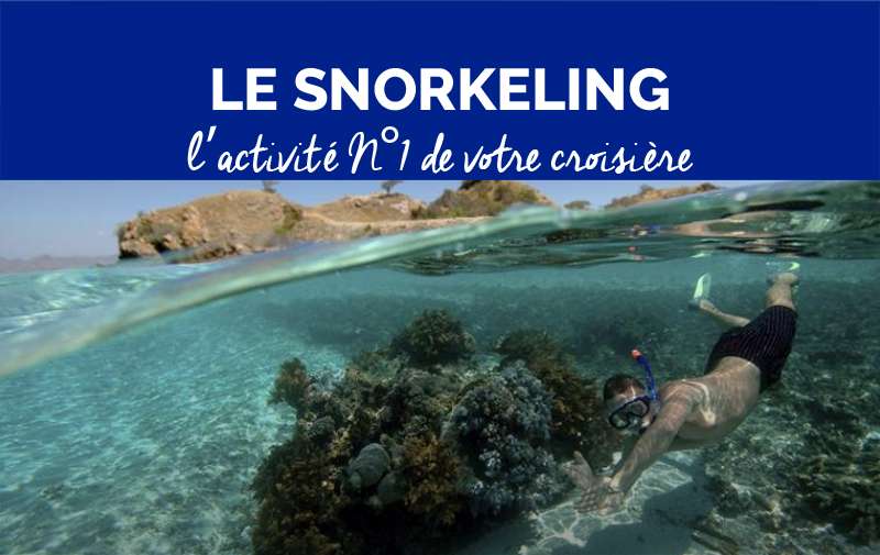Le snorkeling : l’activité N°1 de votre croisière