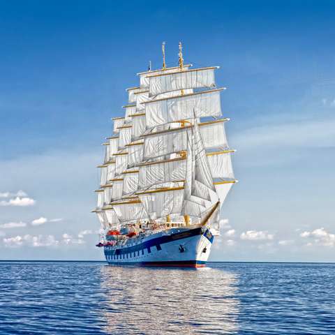 Embarquez à bord du légendaire Royal Clipper aux Grenadines