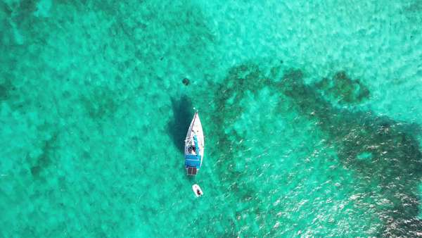 Des eaux turquoises