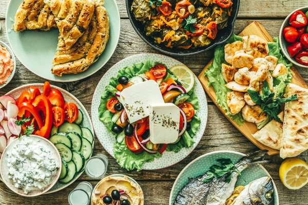Probieren Sie die griechischen Köstlichkeiten