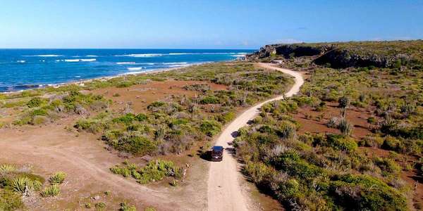 Barbuda, die Küste der Höhlen