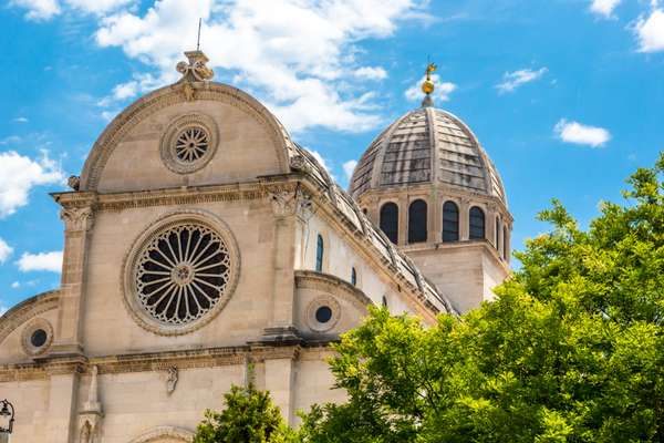 La catedral de Saint-Jacques de Sibenik construída en el siglo XVI