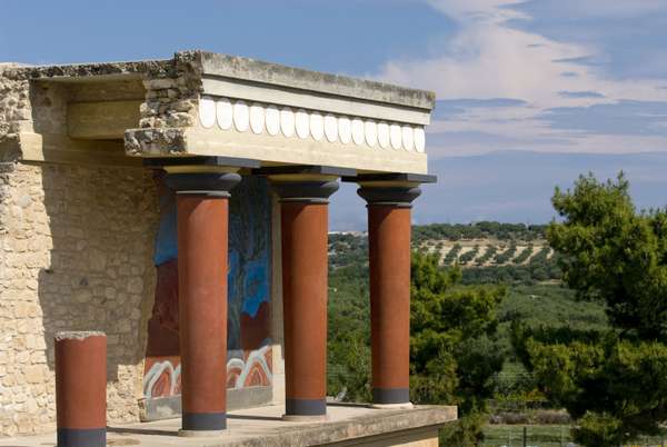 Le site archéologique crètois de Knossos