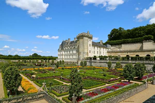 Das Schloss von Villandry und seine Gärten