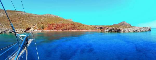 Plage de îles grecques