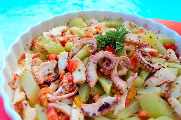 Une spécialité Croate: la salade de poulpe