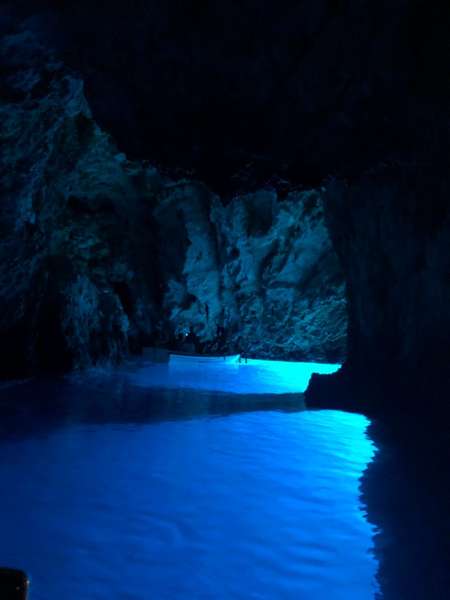 Las cuevas azules