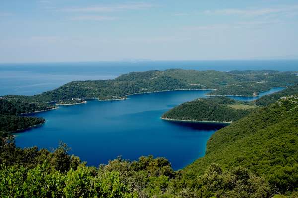Mljet, surnommée l'île verte