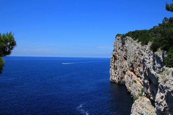 Wspaniałe chorwackie klify