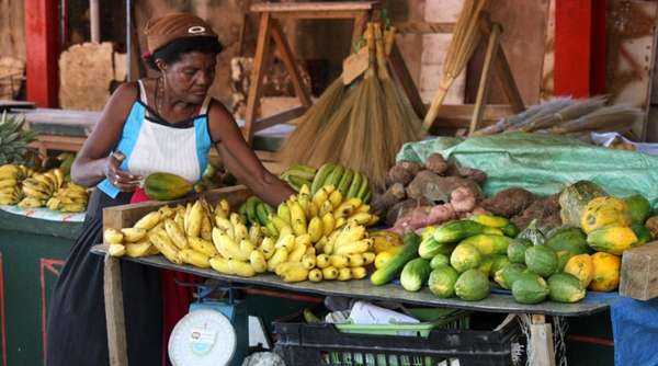 Sur le marché de Victoria