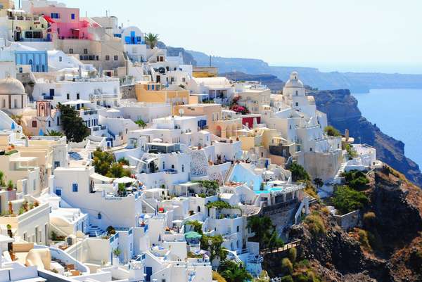 Passeggiate per le strade di Santorini
