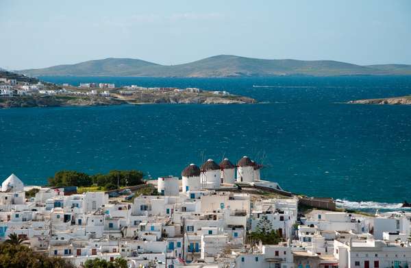 La festive et chic île de Mykonos