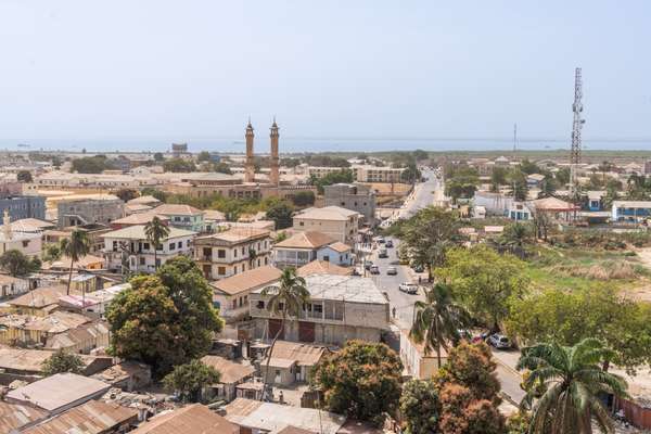 La capitale de la Gambie : Banjul