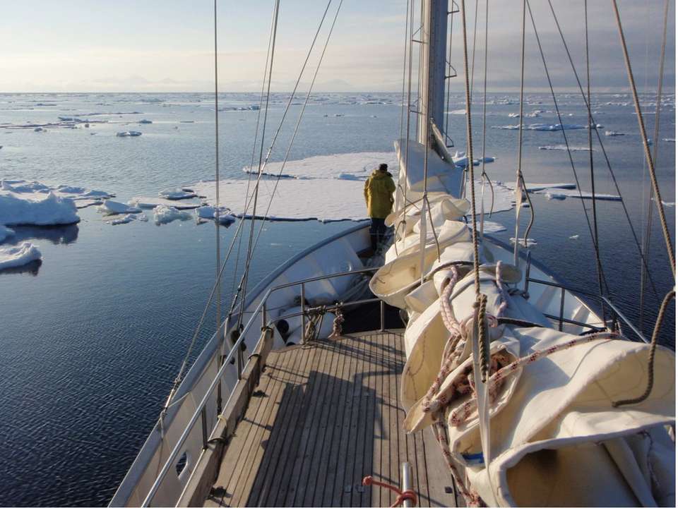 Observe the magnificent scenery from deck