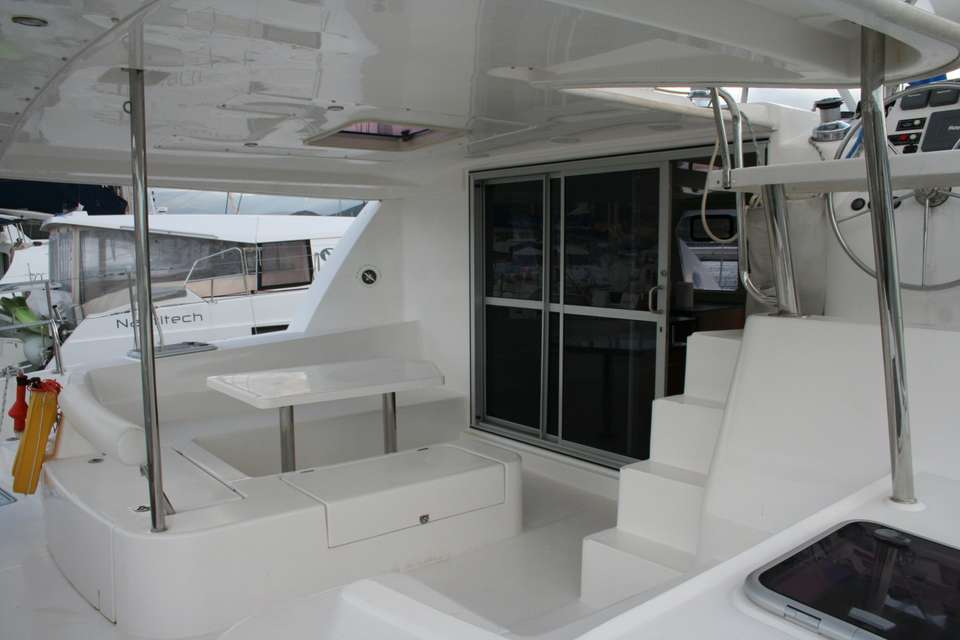 Das Cockpit ist perfekt, um eine Mahlzeit zu teilen