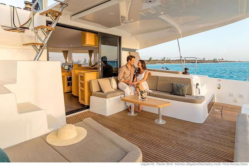 Relax in the cockpit away from the sun