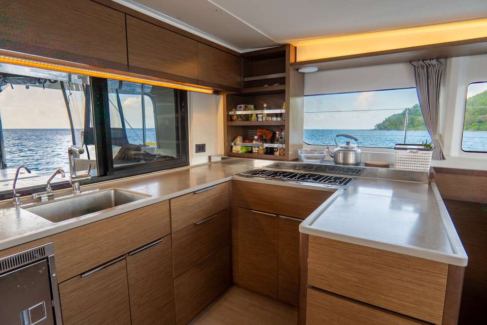 A bright space thanks to its skylight