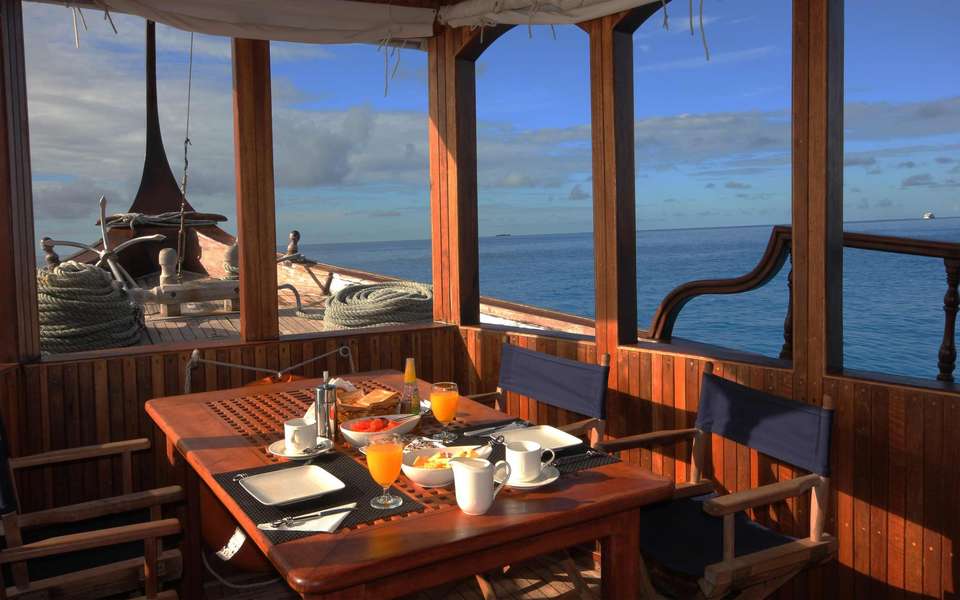 Taste the local cuisine and enjoy the view