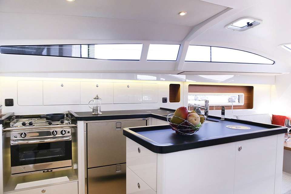 A functional and fully equipped kitchen