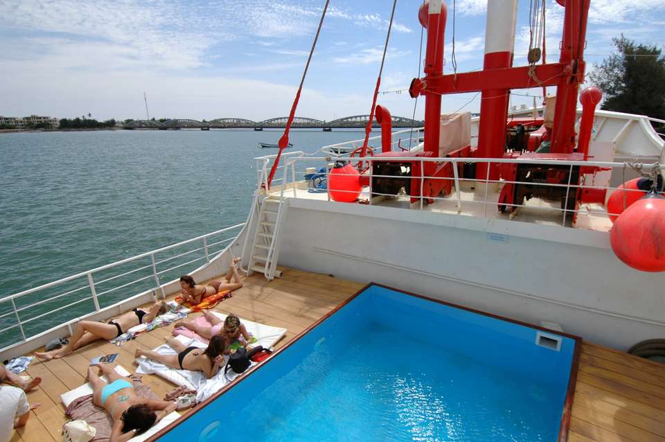 Enjoy a refreshing dip in the pool