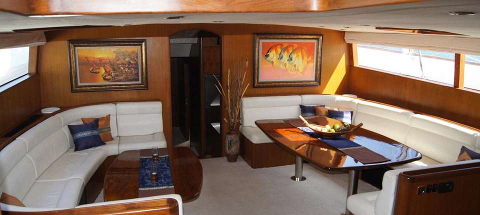 Une pause dans l'immense salon ouvert