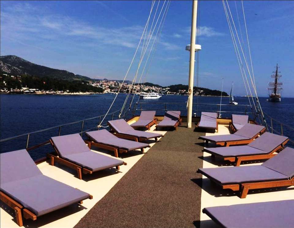 Relájate en la terraza