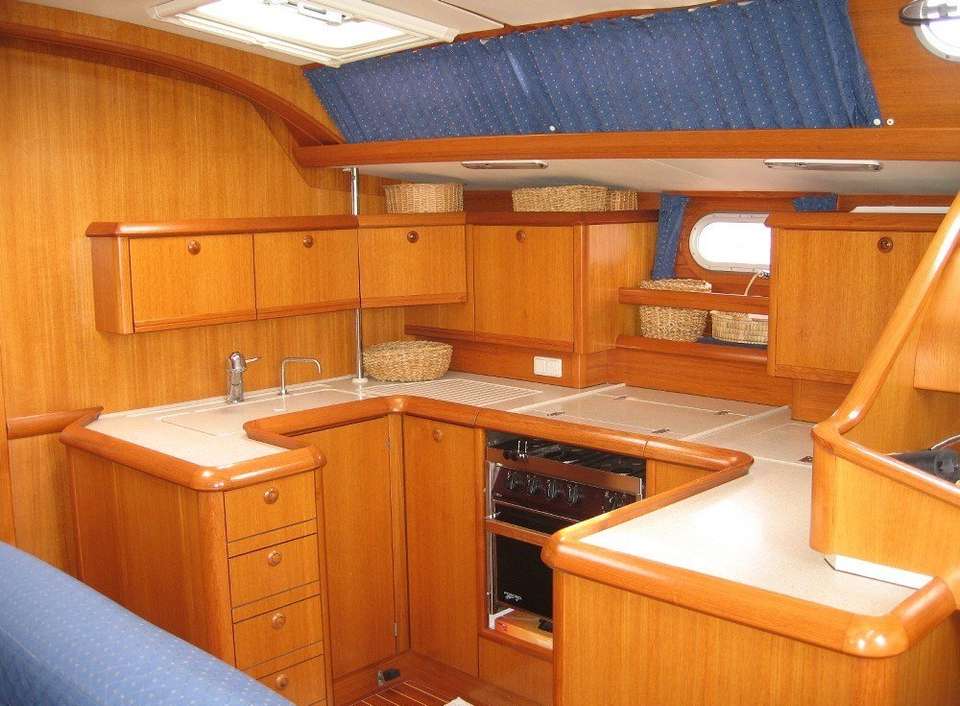 A well equipped kitchen