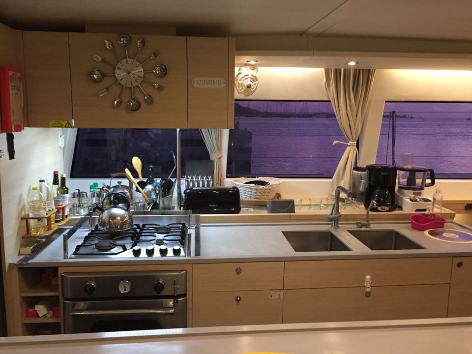 A well-equipped kitchen