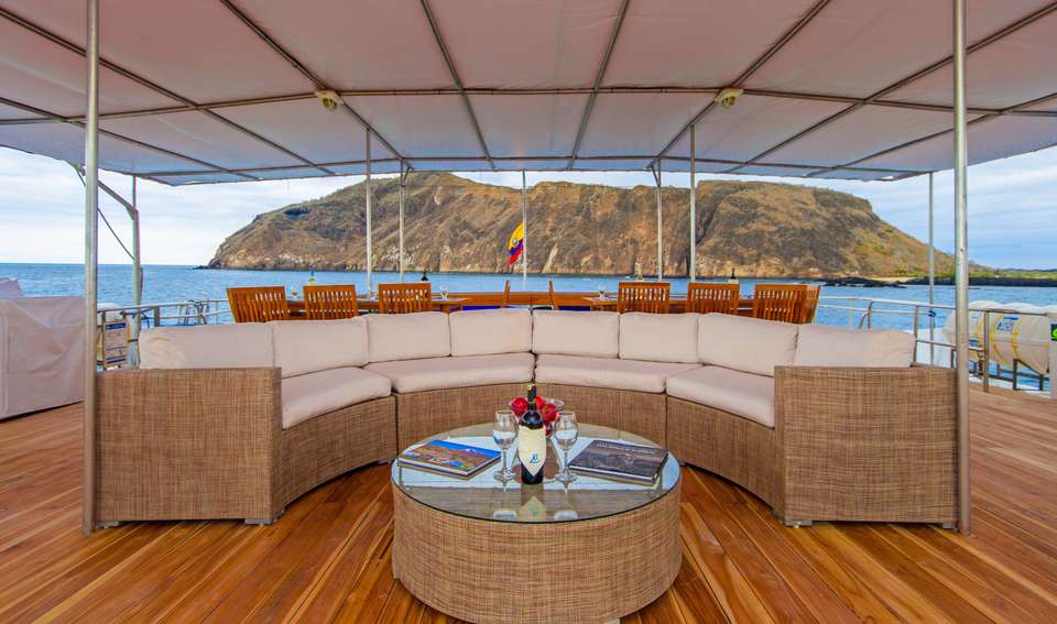 Enjoy the remarkable view of the islands