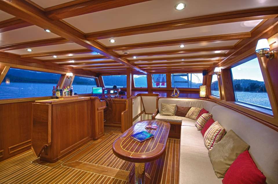 Le salon, spacieux et confortable