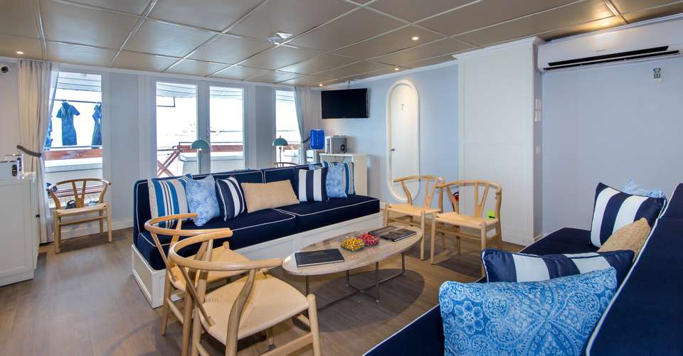 Enjoy a quiet moment in the lounge