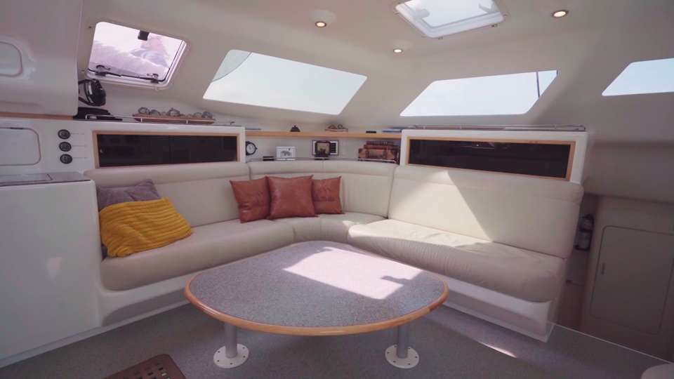 Relax in the warmth of the living room