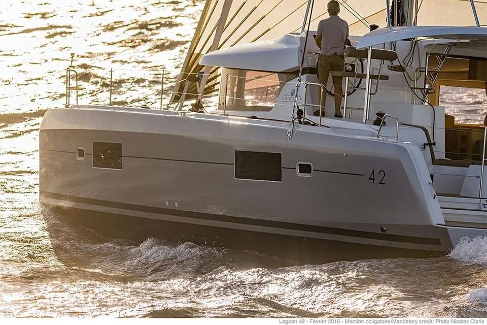 Admire the sunset from the trampoline